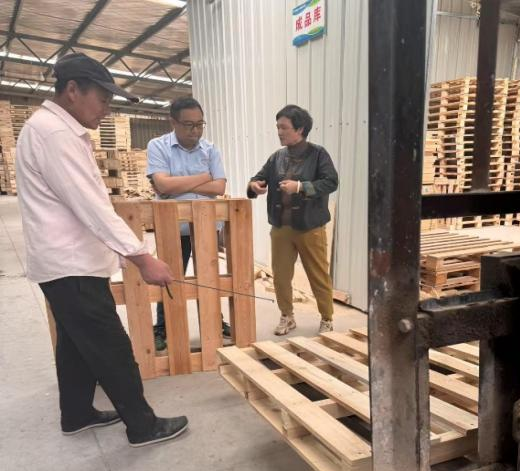 供應部為優(yōu)化出口包裝載體解決方案考察多家公司